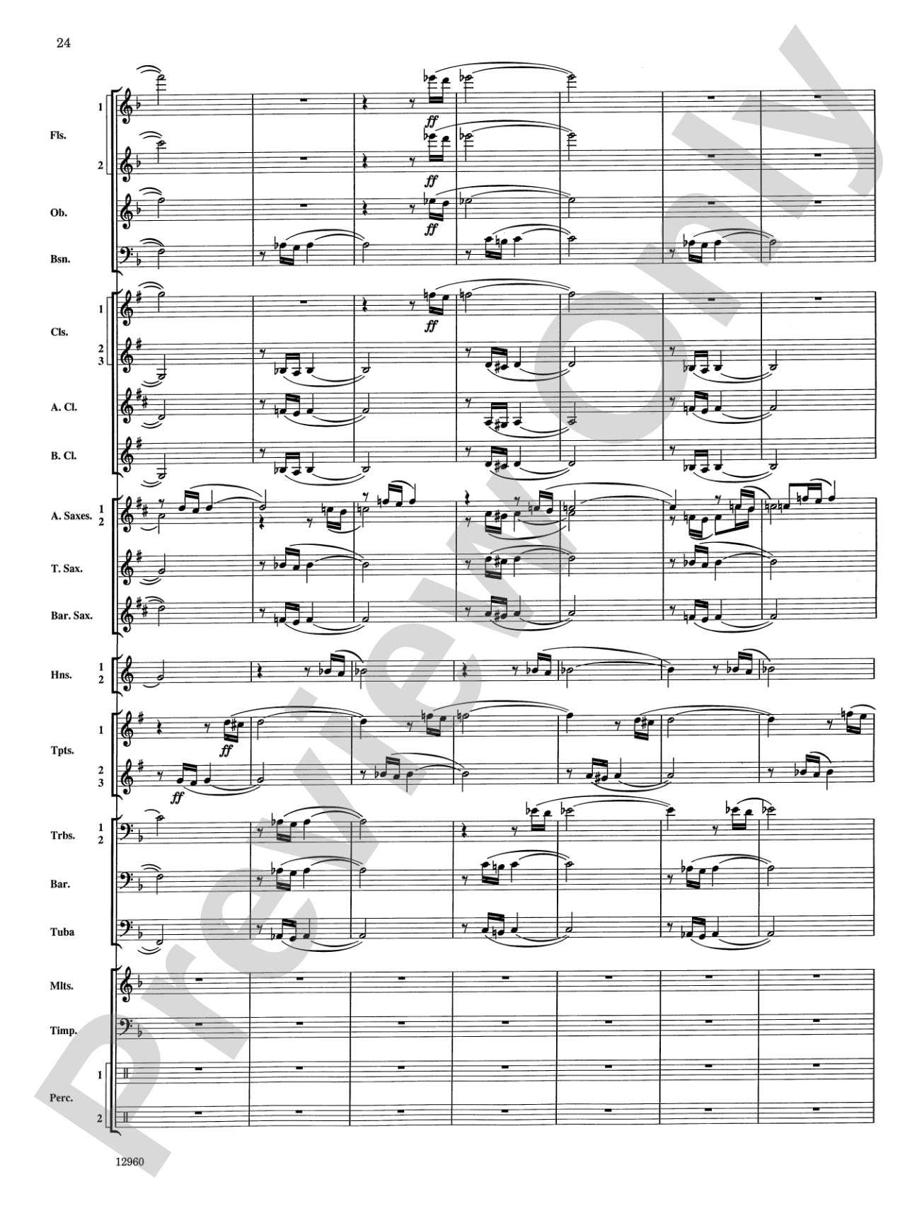 Sailing Songs: Concert Band Conductor Score & Parts