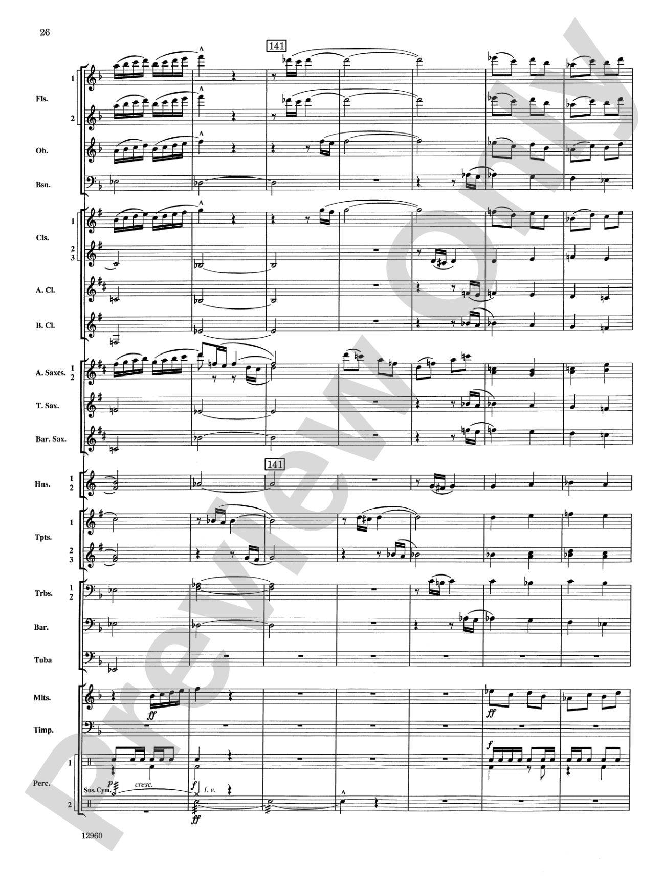 Sailing Songs: Concert Band Conductor Score & Parts