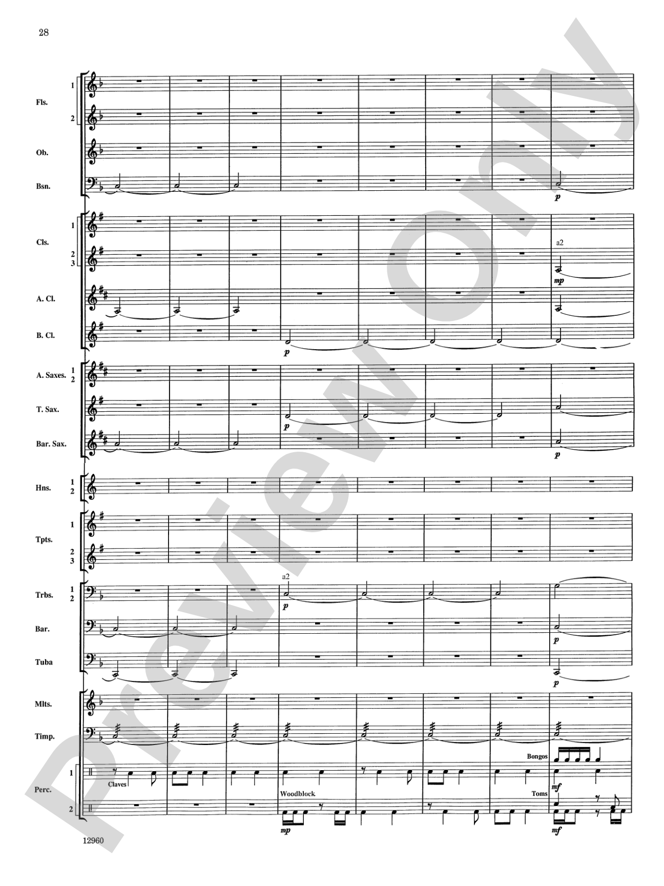 Sailing Songs: Concert Band Conductor Score & Parts