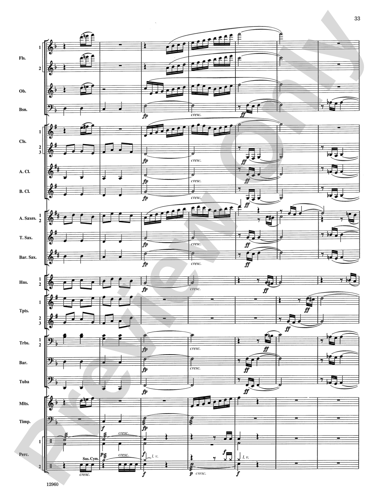 Sailing Songs: Concert Band Conductor Score & Parts