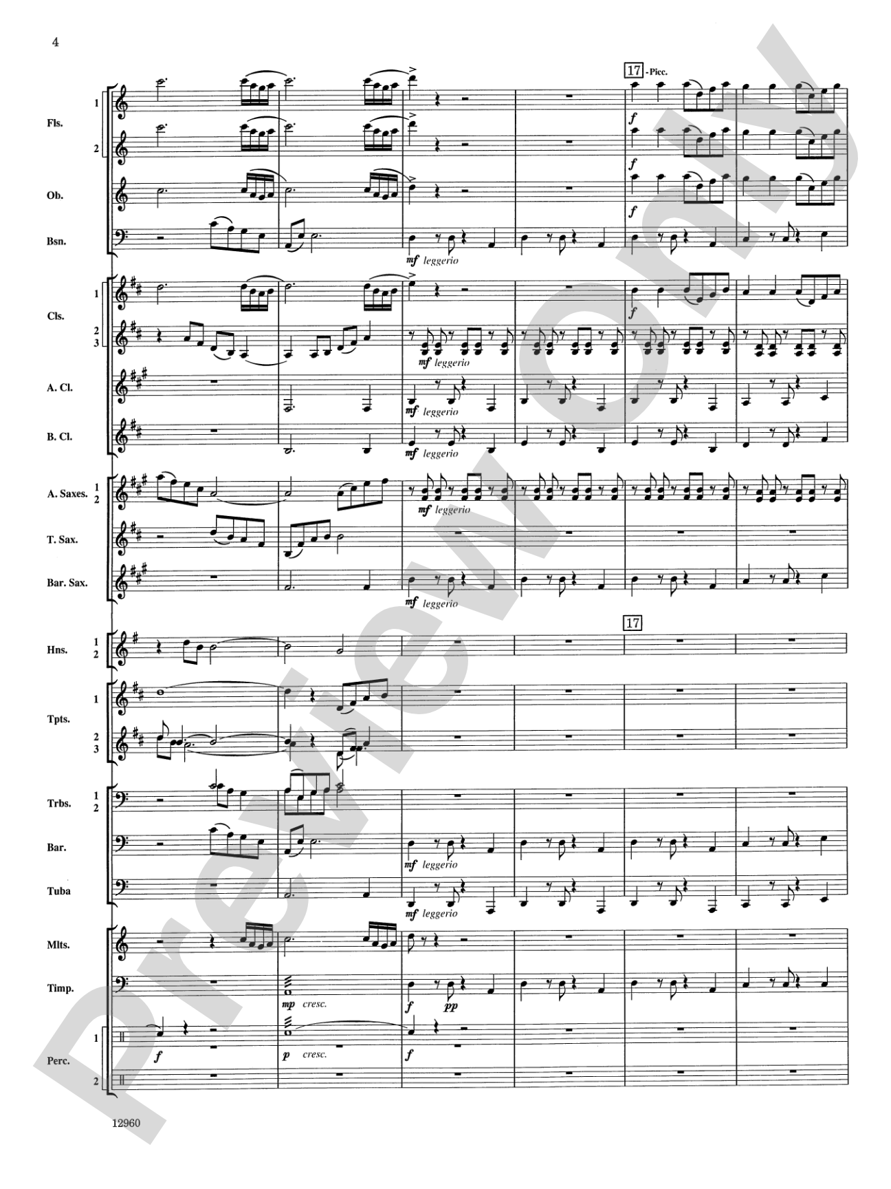 Sailing Songs: Concert Band Conductor Score & Parts