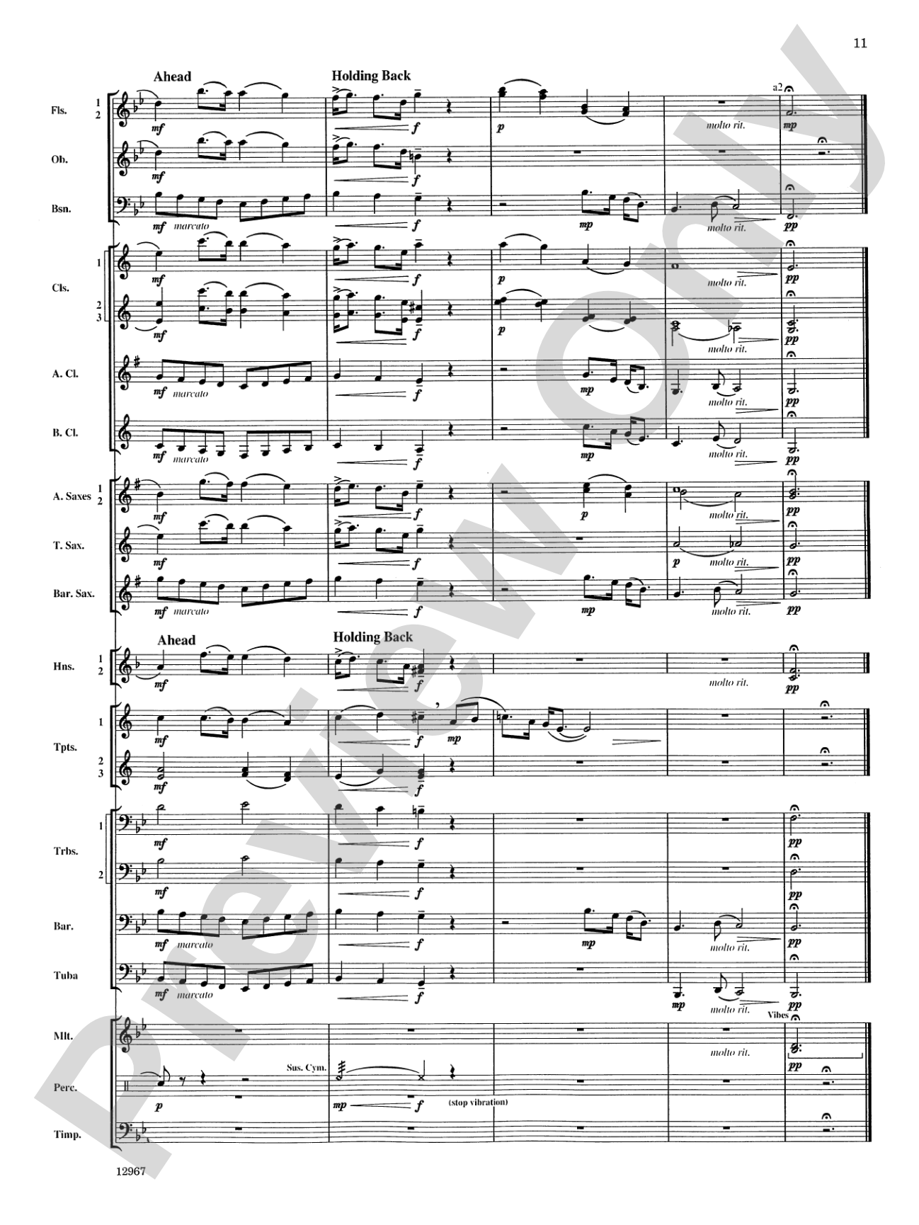 Highbridge Excursions: Concert Band Conductor Score & Parts
