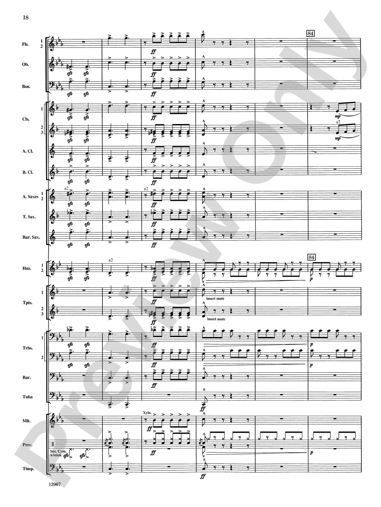 Highbridge Excursions: Concert Band Conductor Score & Parts