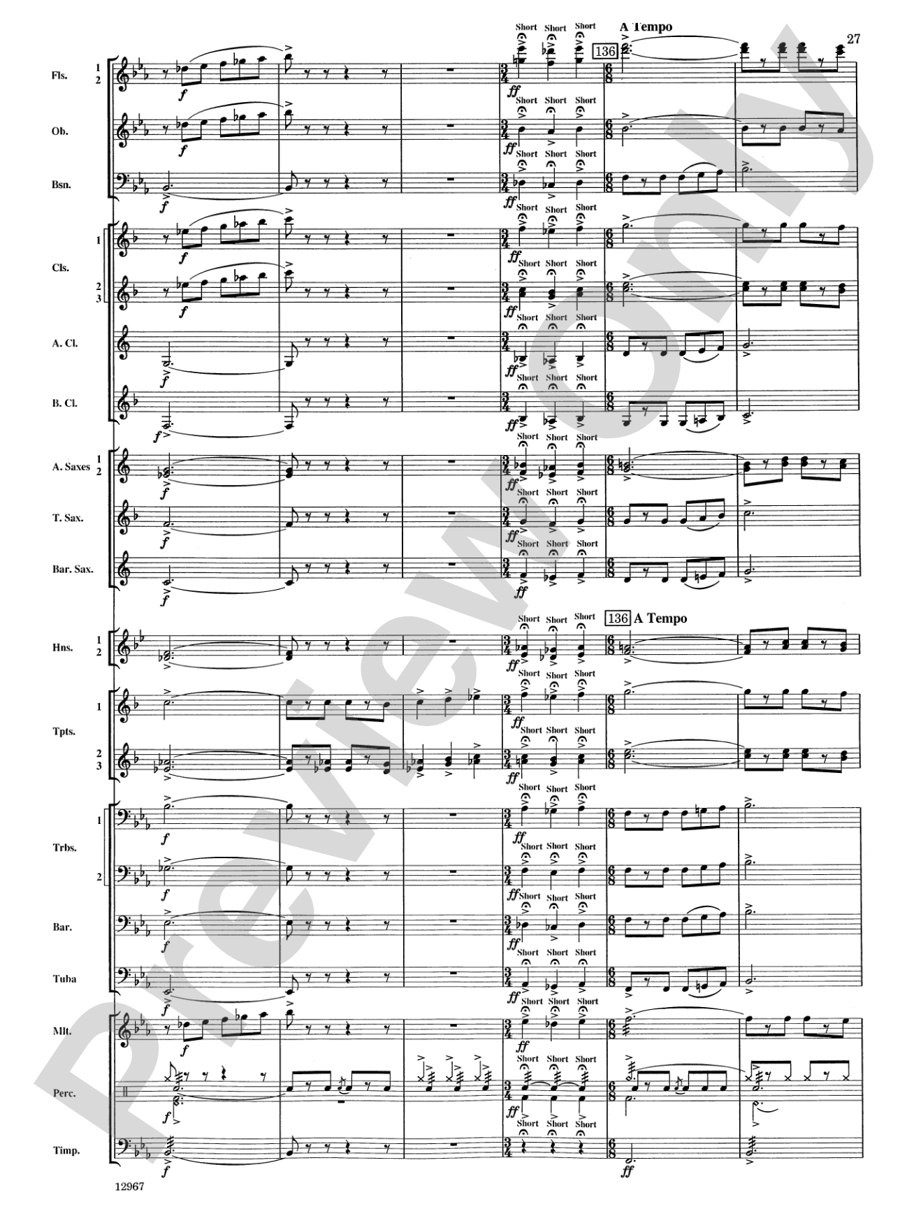 Highbridge Excursions: Concert Band Conductor Score & Parts