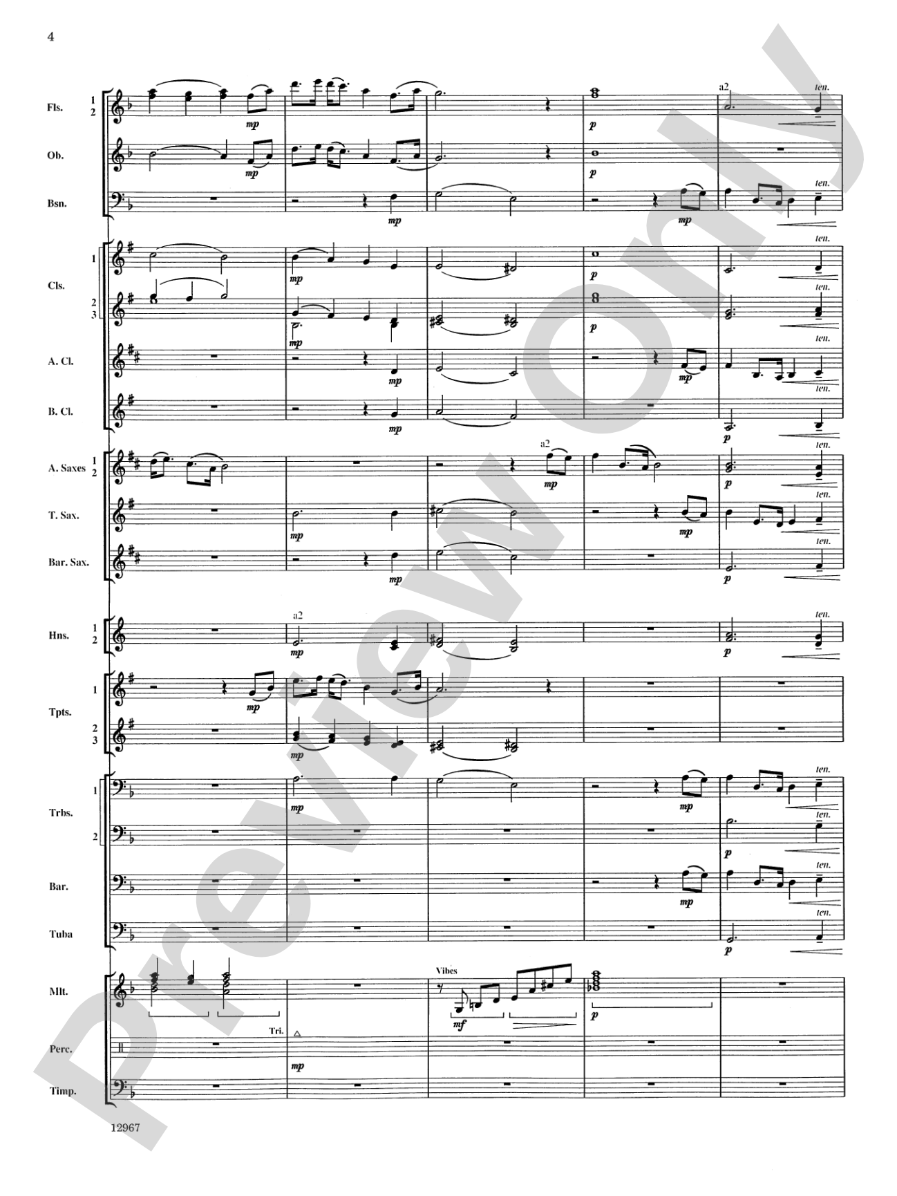 Highbridge Excursions: Concert Band Conductor Score & Parts