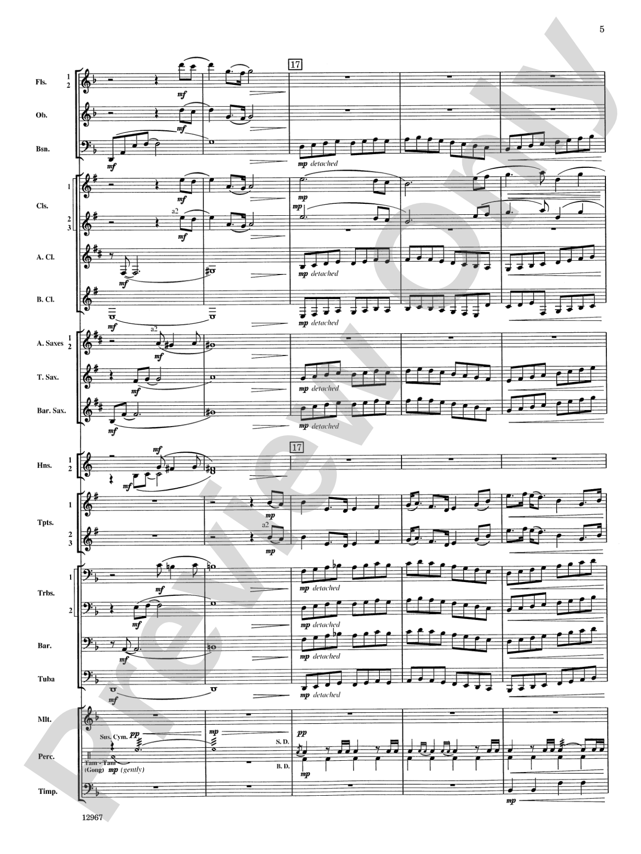 Highbridge Excursions: Concert Band Conductor Score & Parts