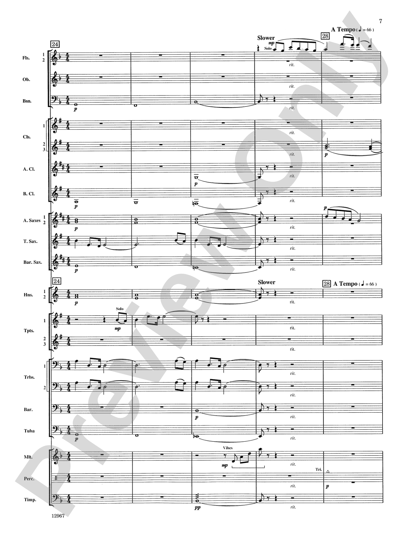 Highbridge Excursions: Concert Band Conductor Score & Parts