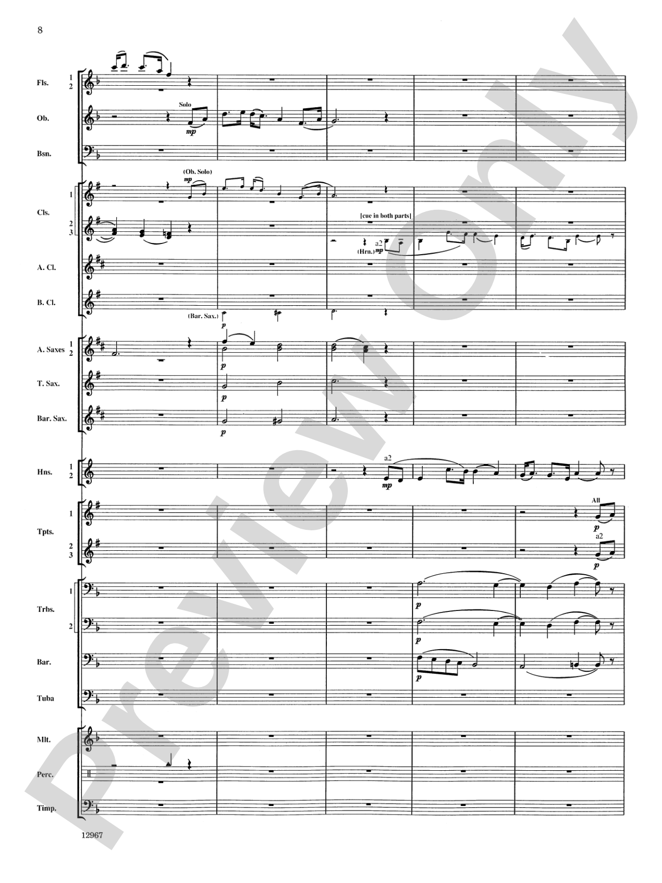 Highbridge Excursions: Concert Band Conductor Score & Parts