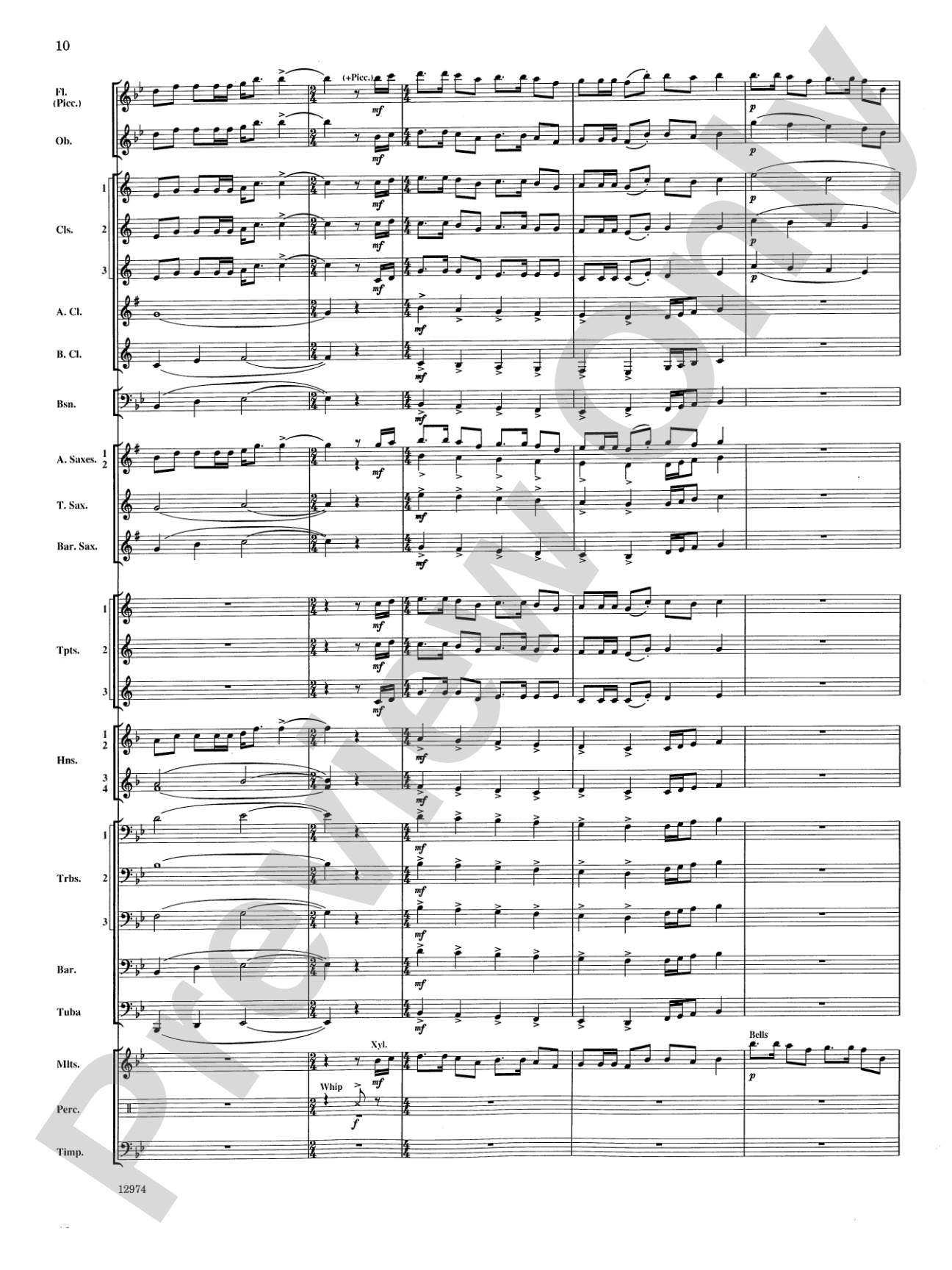 Cumberland Cross: Concert Band Conductor Score & Parts