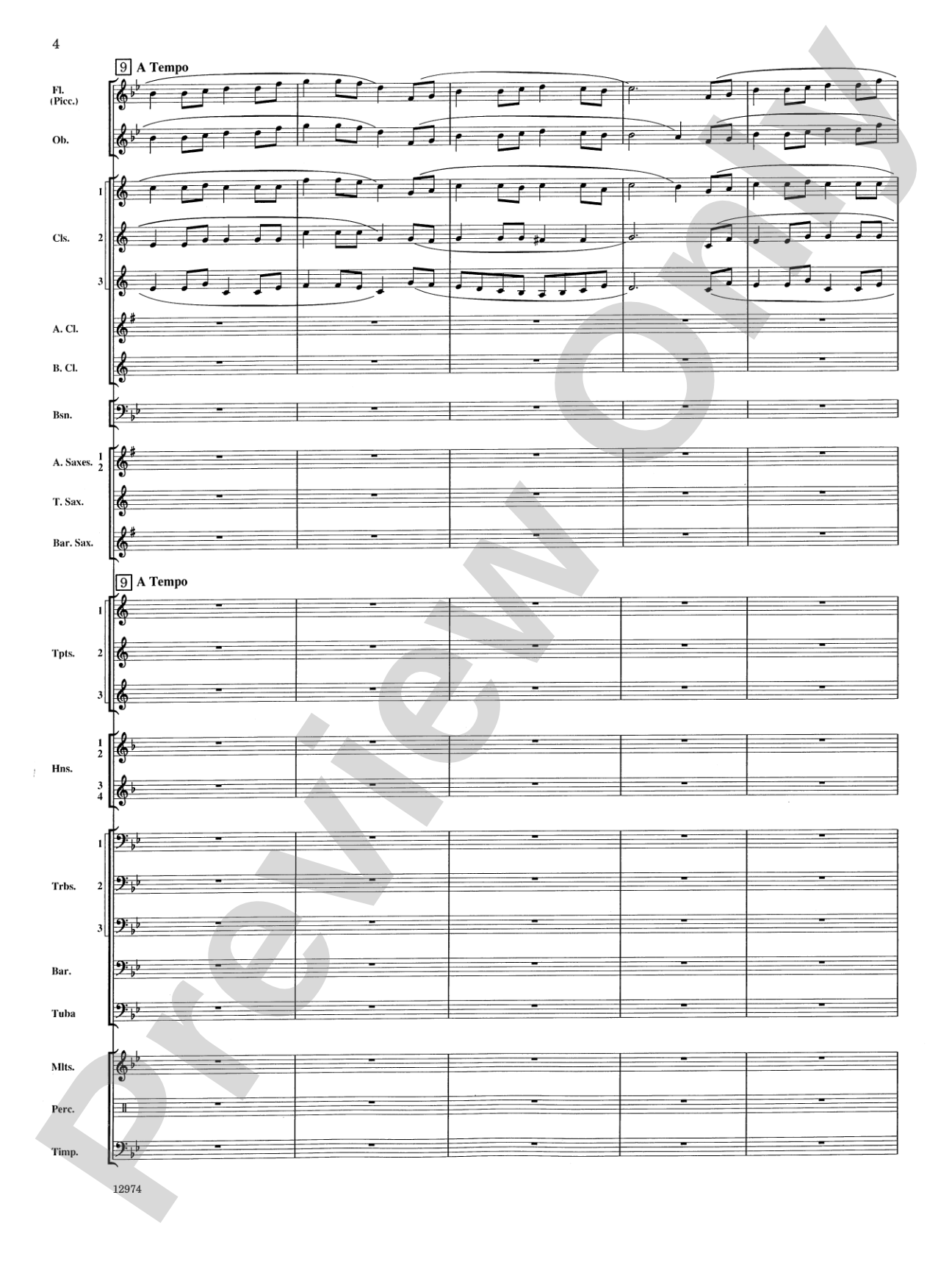Cumberland Cross: Concert Band Conductor Score & Parts