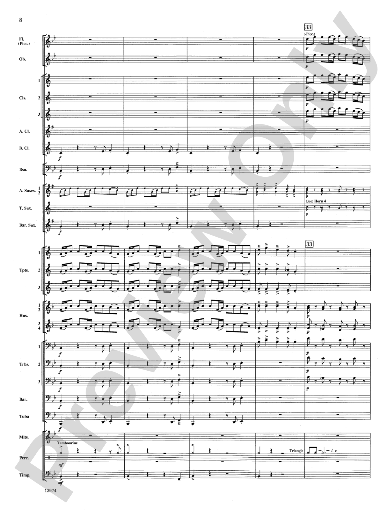 Cumberland Cross: Concert Band Conductor Score & Parts