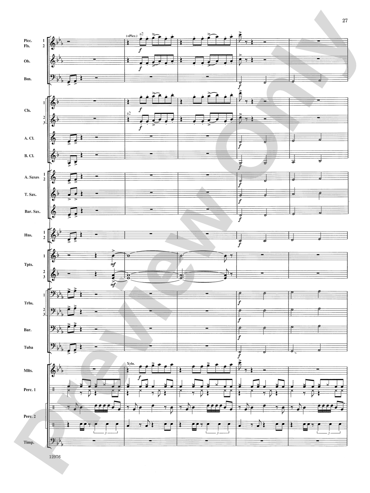 Fantasy on "Yankee Doodle": Concert Band Conductor Score & Parts