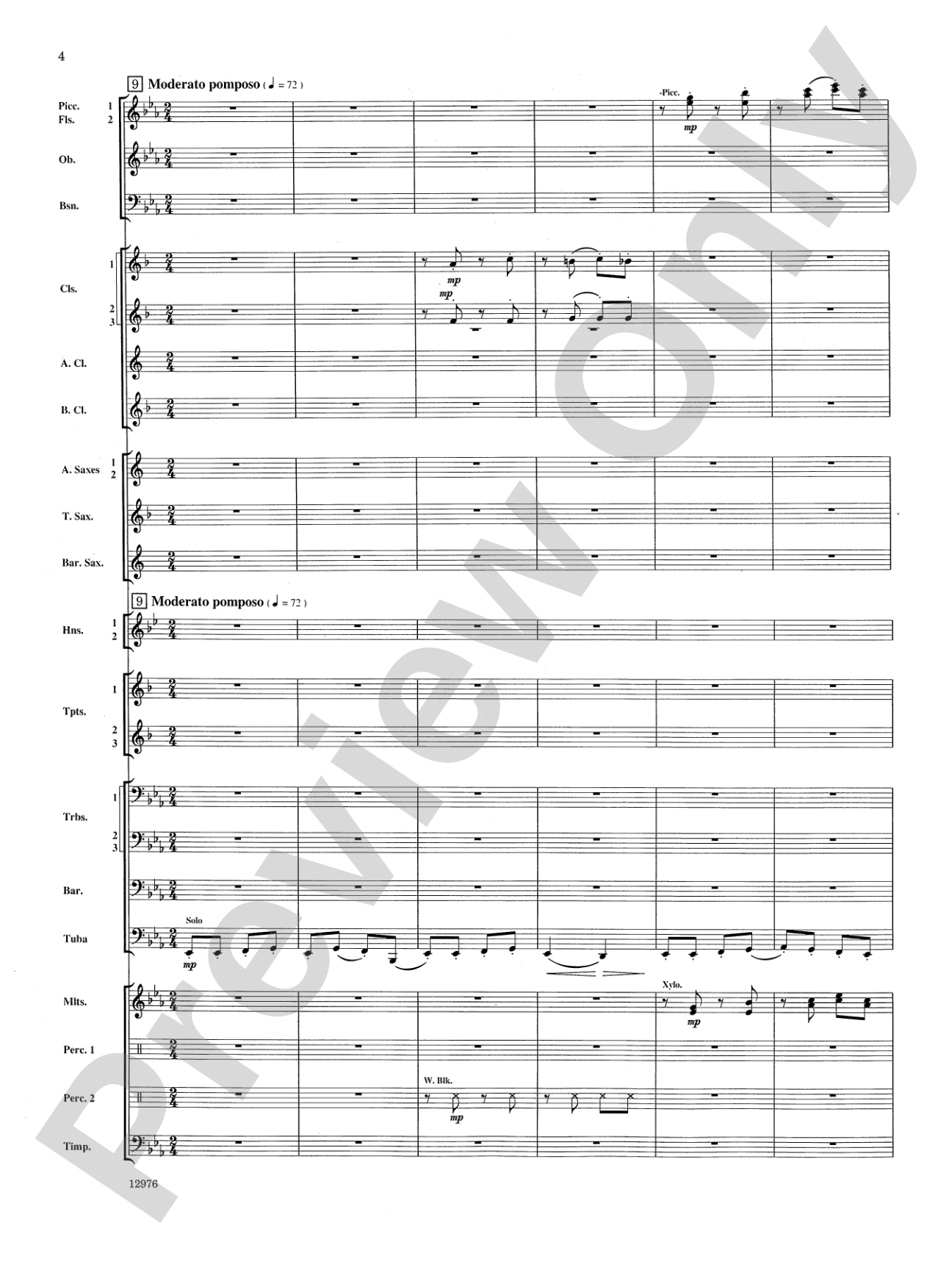 Fantasy on "Yankee Doodle": Concert Band Conductor Score & Parts