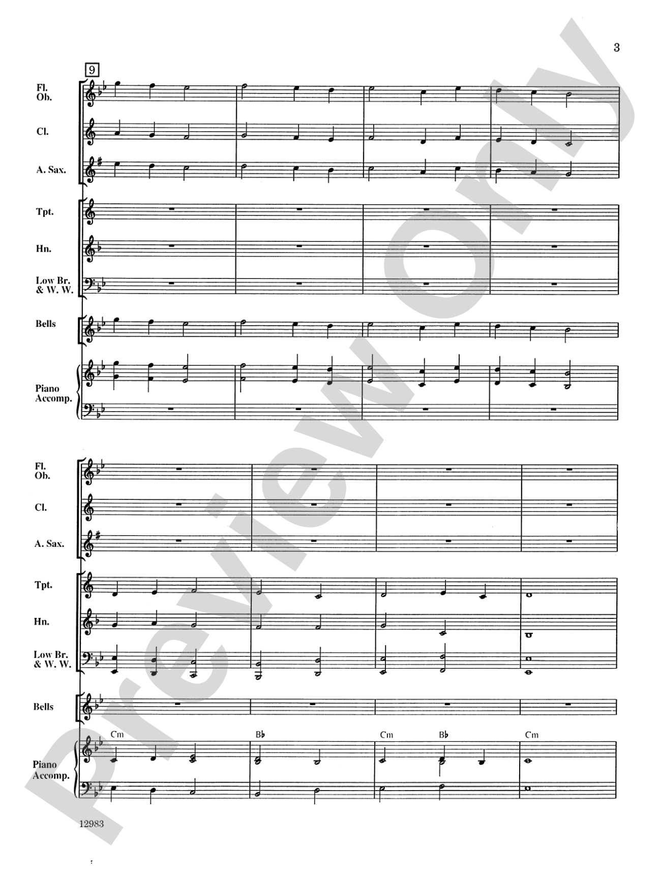 Chant and Canon: Score