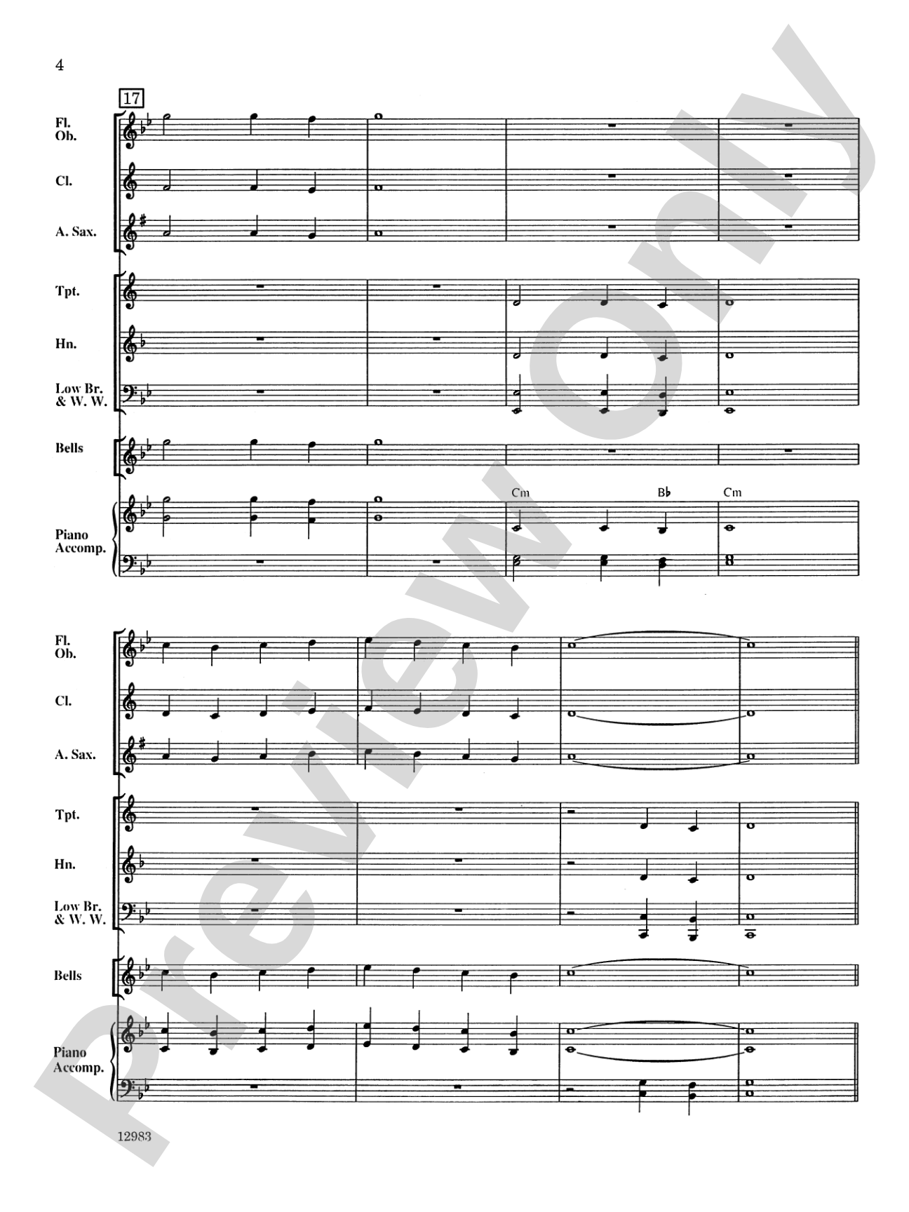Chant and Canon: Score