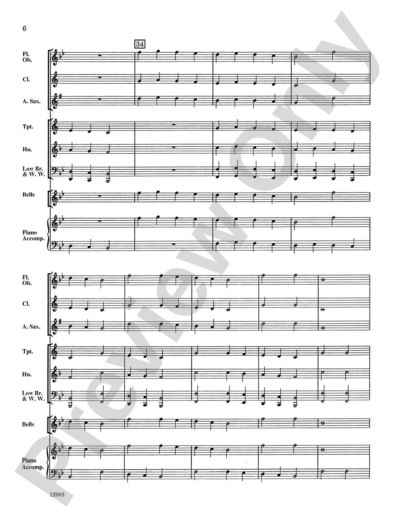Chant and Canon: Score