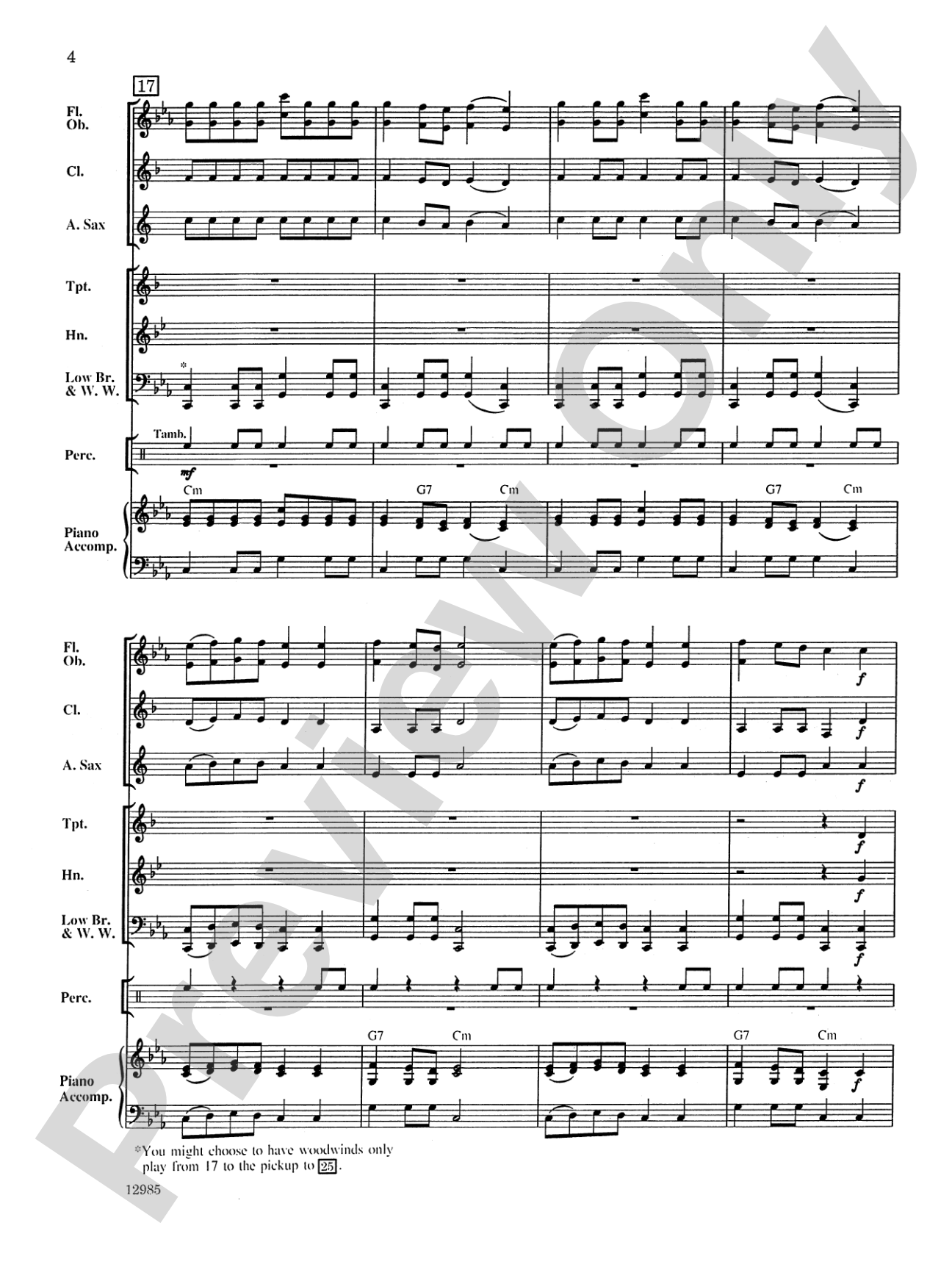 A Chanukah Festival: Concert Band Conductor Score & Parts