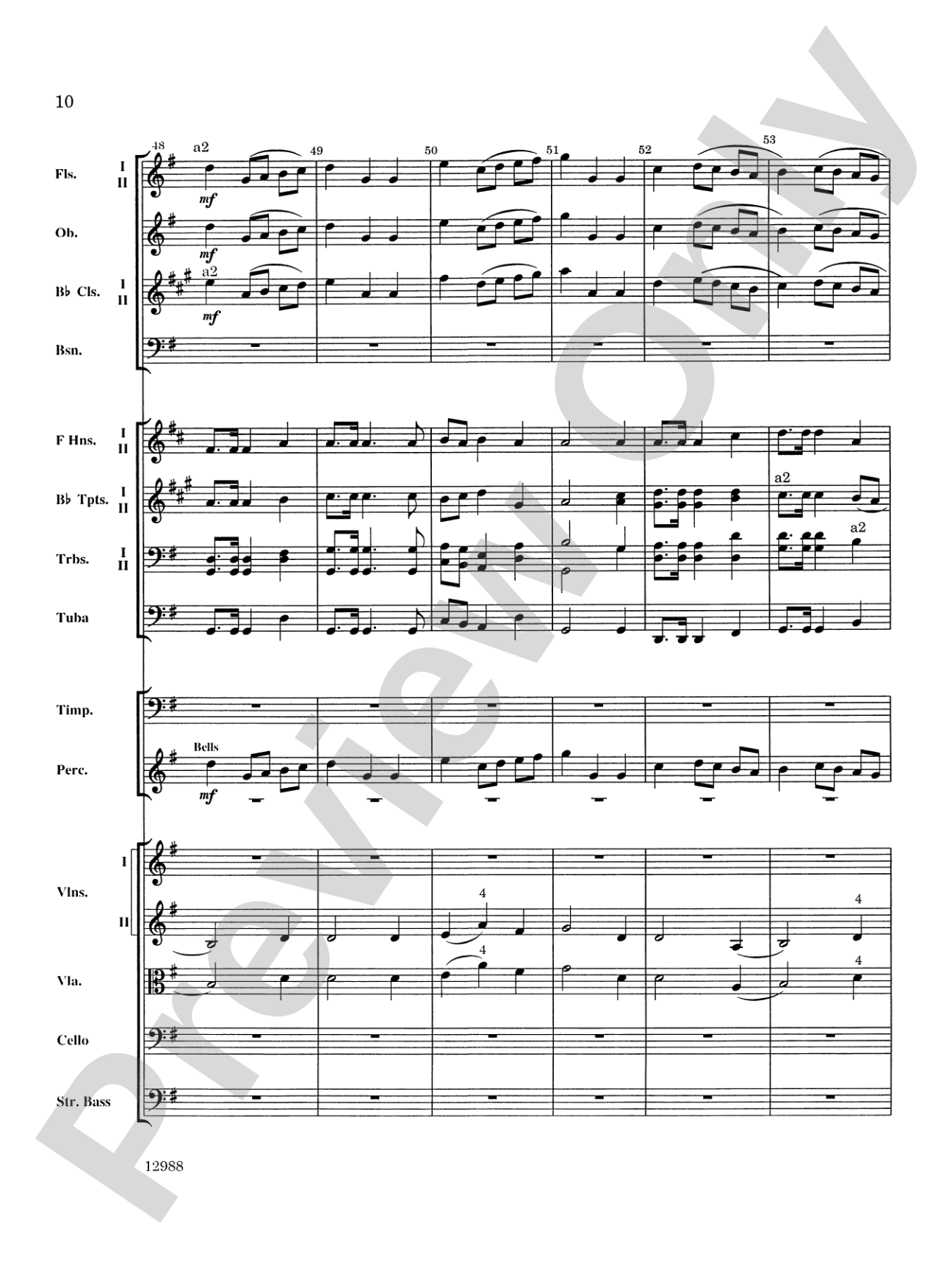 A Bach Christmas: Full Orchestra Conductor Score & Parts
