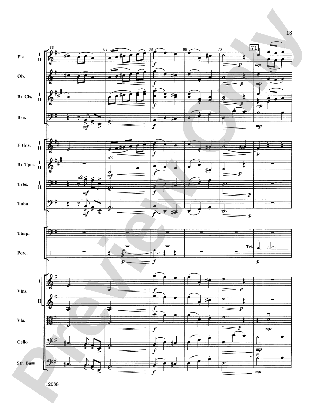 A Bach Christmas: Full Orchestra Conductor Score & Parts