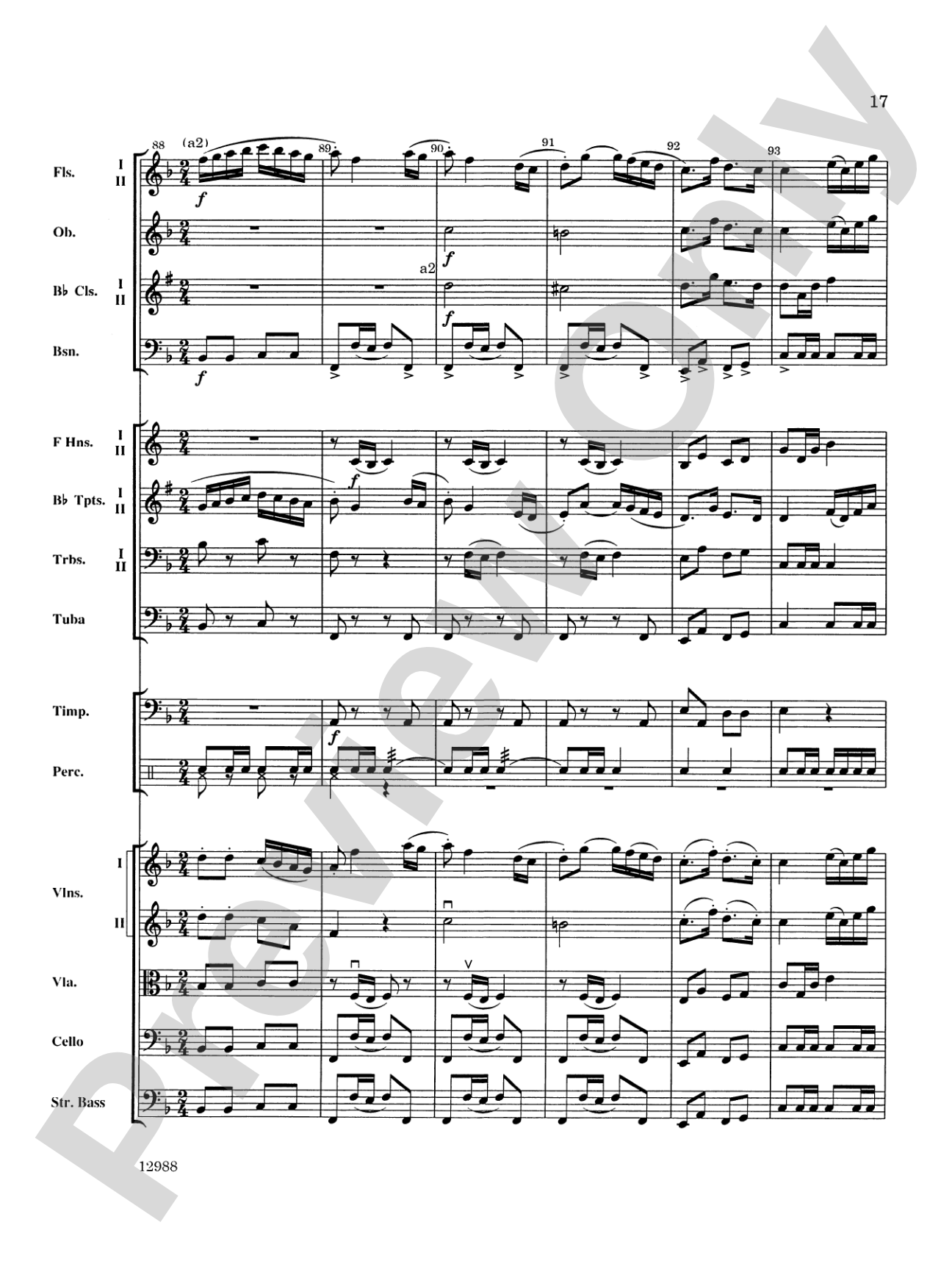 A Bach Christmas: Full Orchestra Conductor Score & Parts