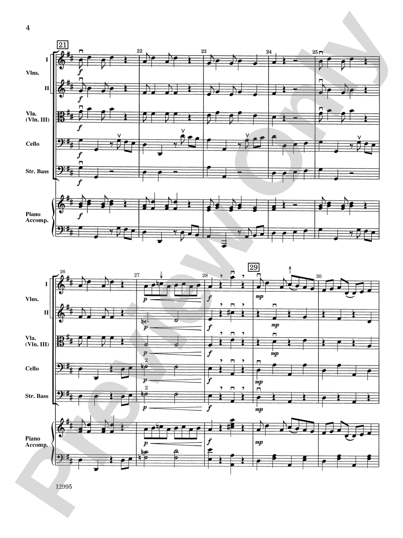 Tangerine Rag: String Orchestra Conductor Score & Parts