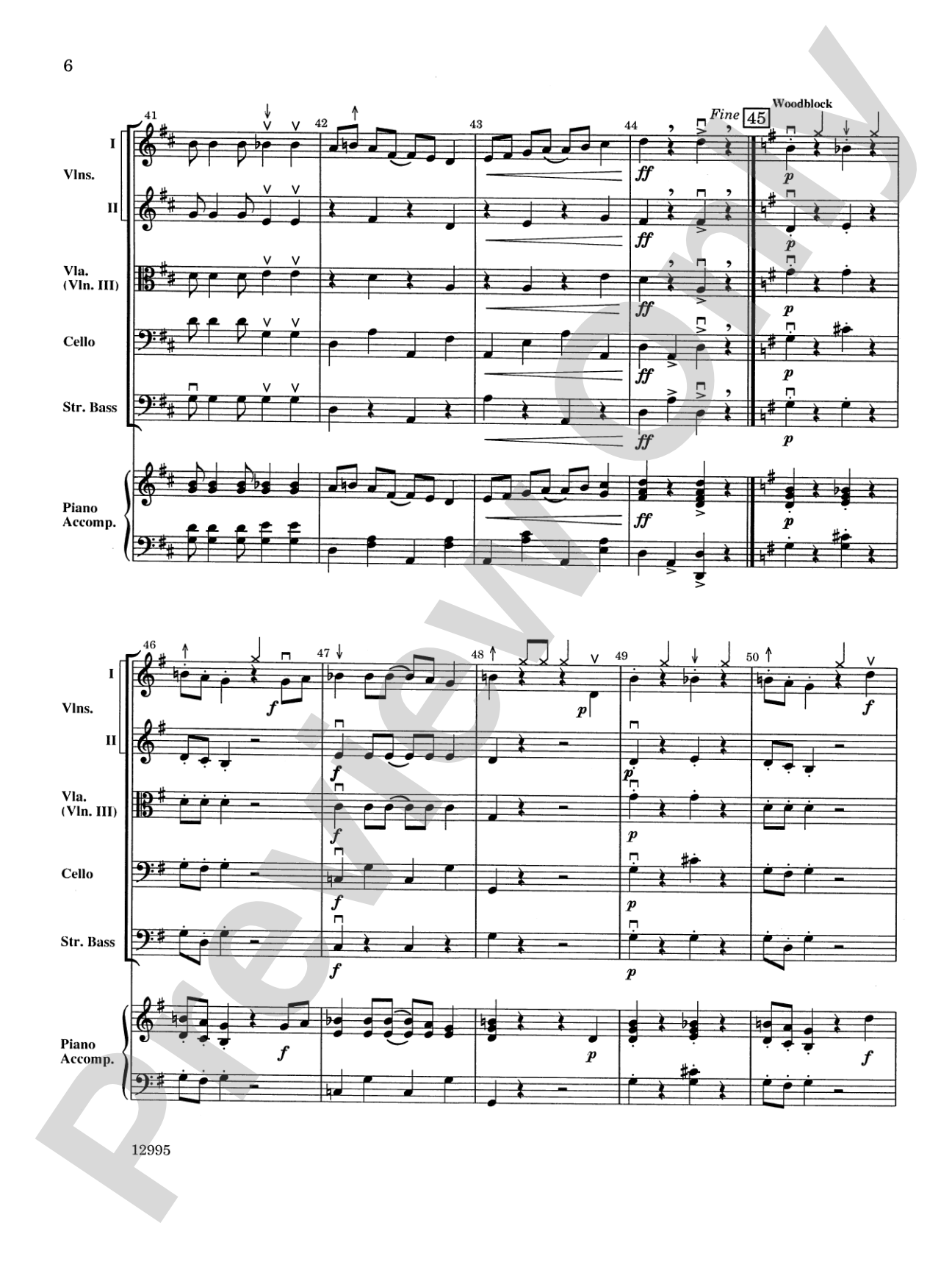 Tangerine Rag: String Orchestra Conductor Score & Parts