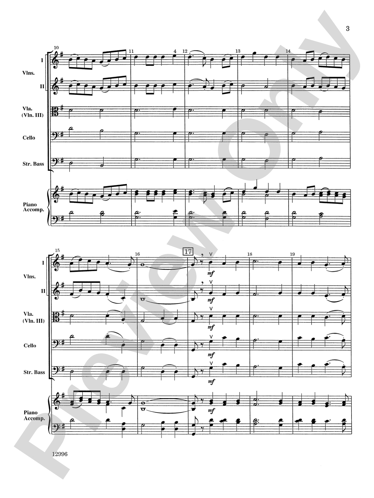 Saturday at the Symphony: String Orchestra Conductor Score & Parts