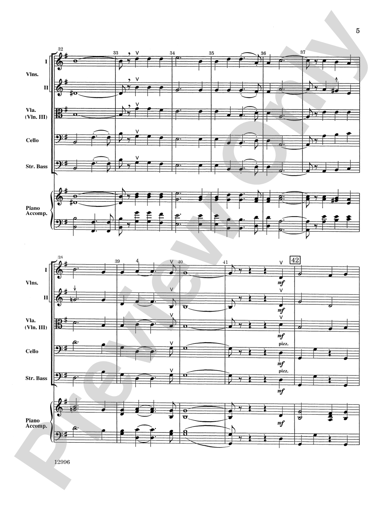 Saturday at the Symphony: String Orchestra Conductor Score & Parts