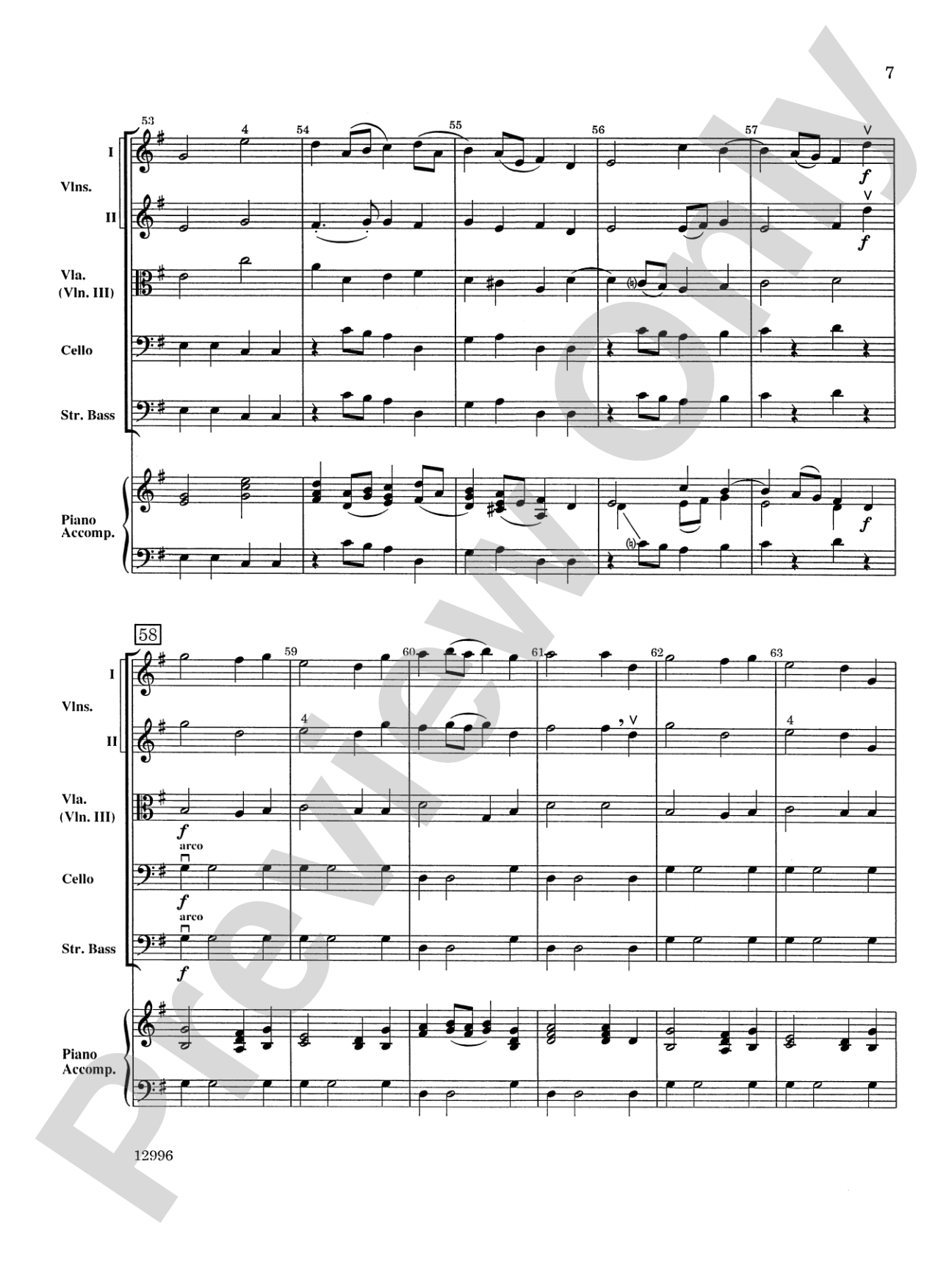 Saturday at the Symphony: String Orchestra Conductor Score & Parts