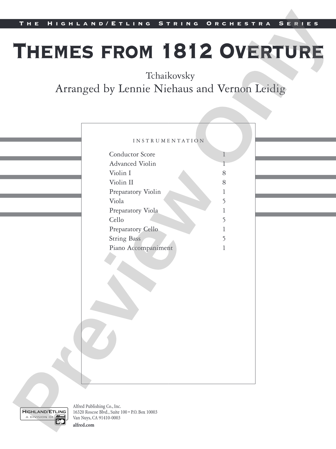 Themes from the 1812 Overture