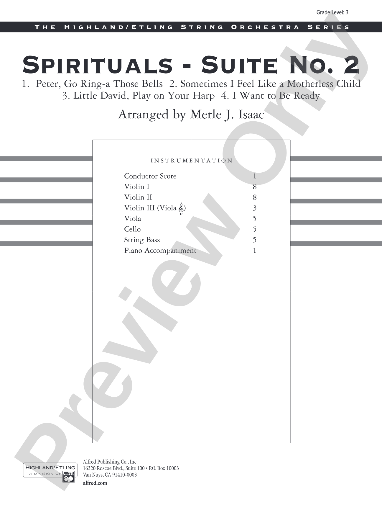 Spirituals Suite, No. 2