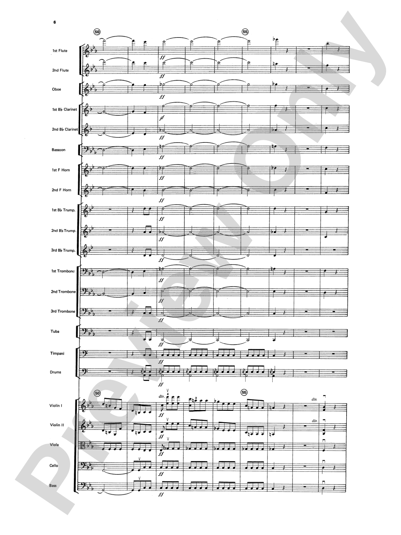 Beethoven's Symphony No. 5, 1st Movement: Full Orchestra Conductor Score & Parts