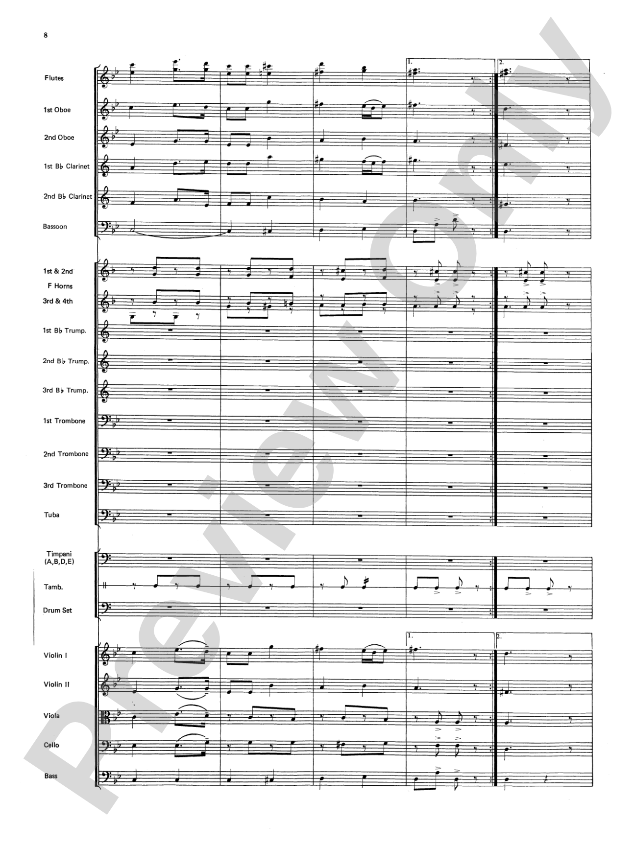 Havah Nagilah: Full Orchestra Conductor Score & Parts