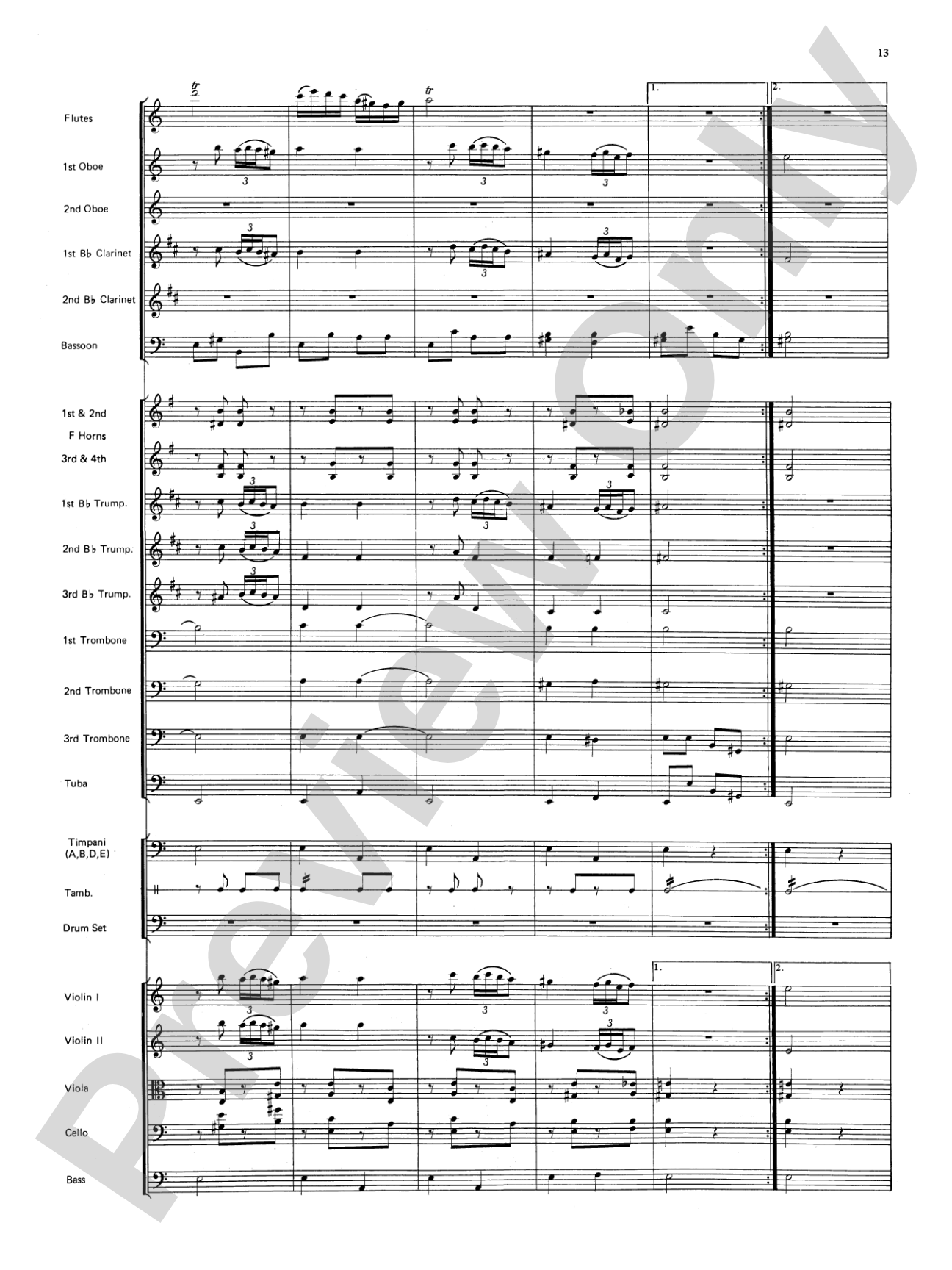 Havah Nagilah: Full Orchestra Conductor Score & Parts