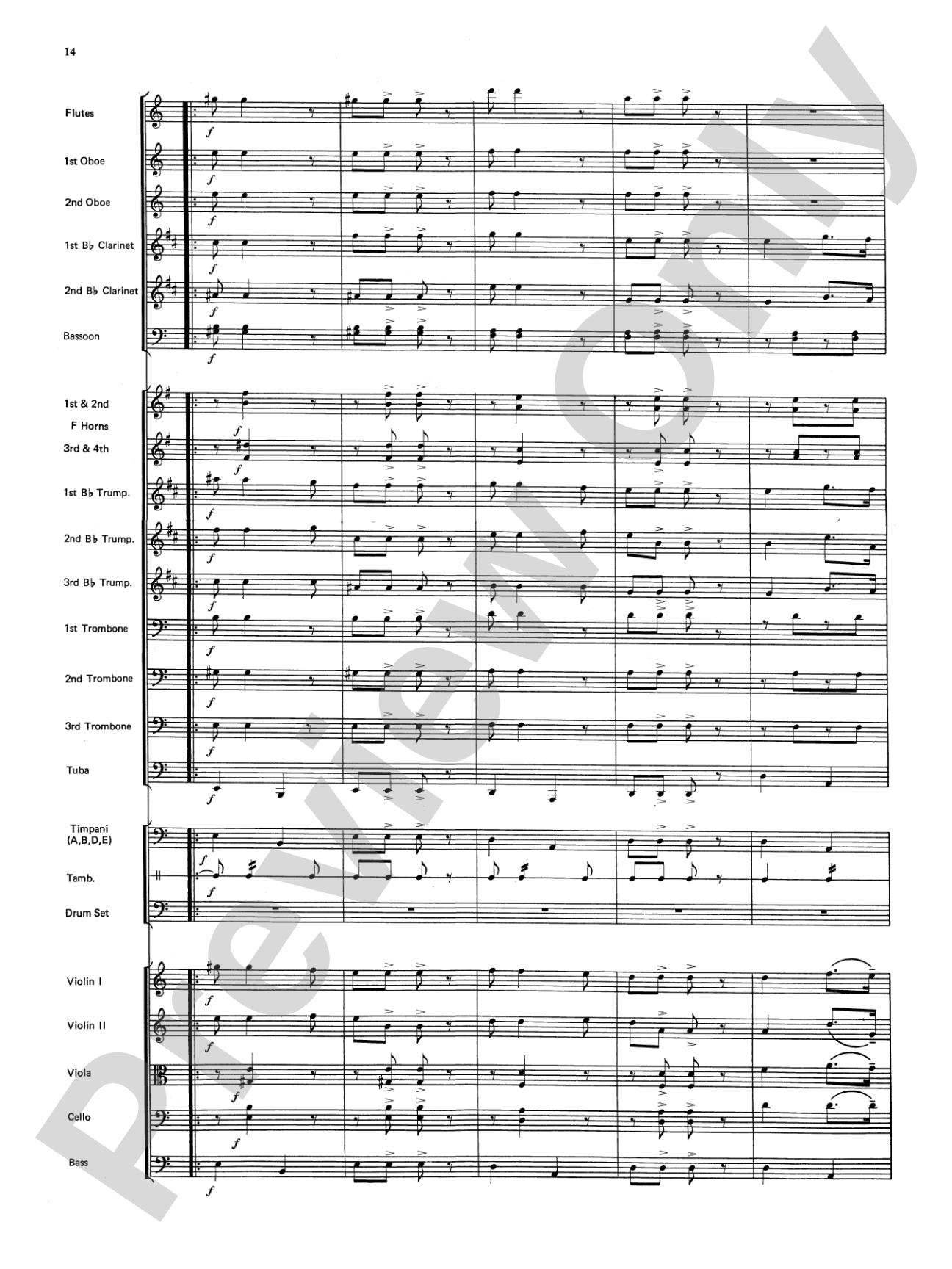 Havah Nagilah: Full Orchestra Conductor Score & Parts