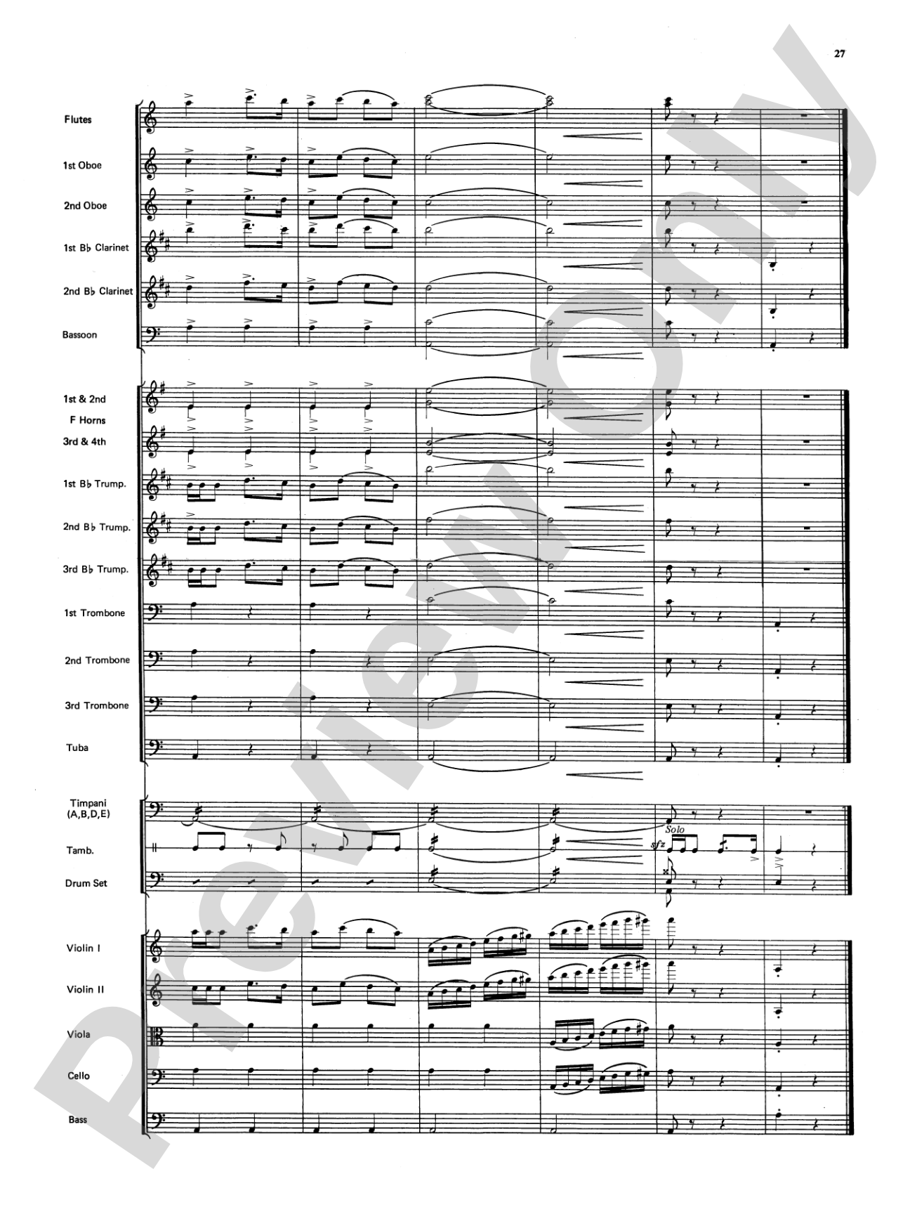 Havah Nagilah: Full Orchestra Conductor Score & Parts