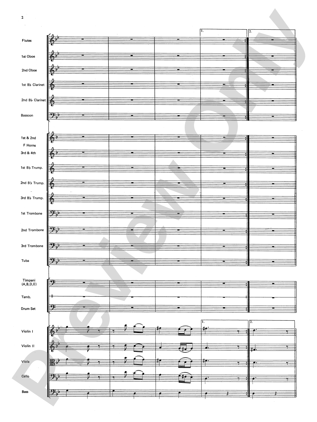 Havah Nagilah: Full Orchestra Conductor Score & Parts