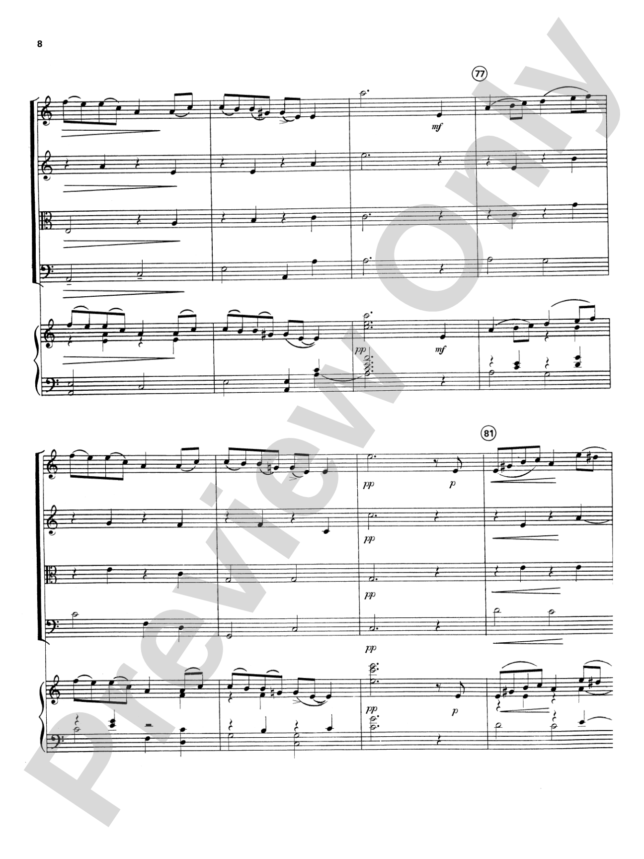 Highland/Etling String Quartet Series: Set 4: String Quartet Score & Parts