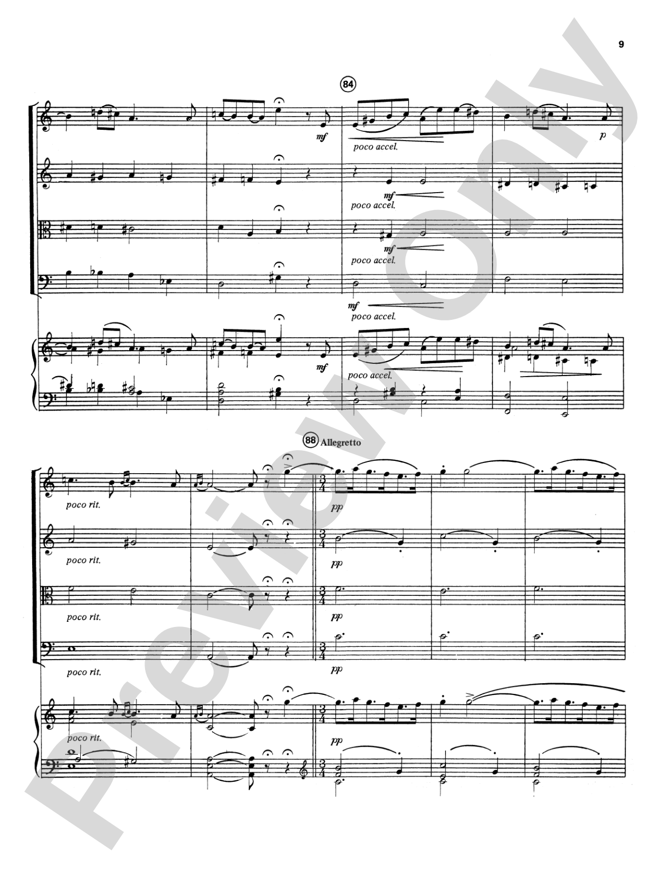 Highland/Etling String Quartet Series: Set 4: String Quartet Score & Parts