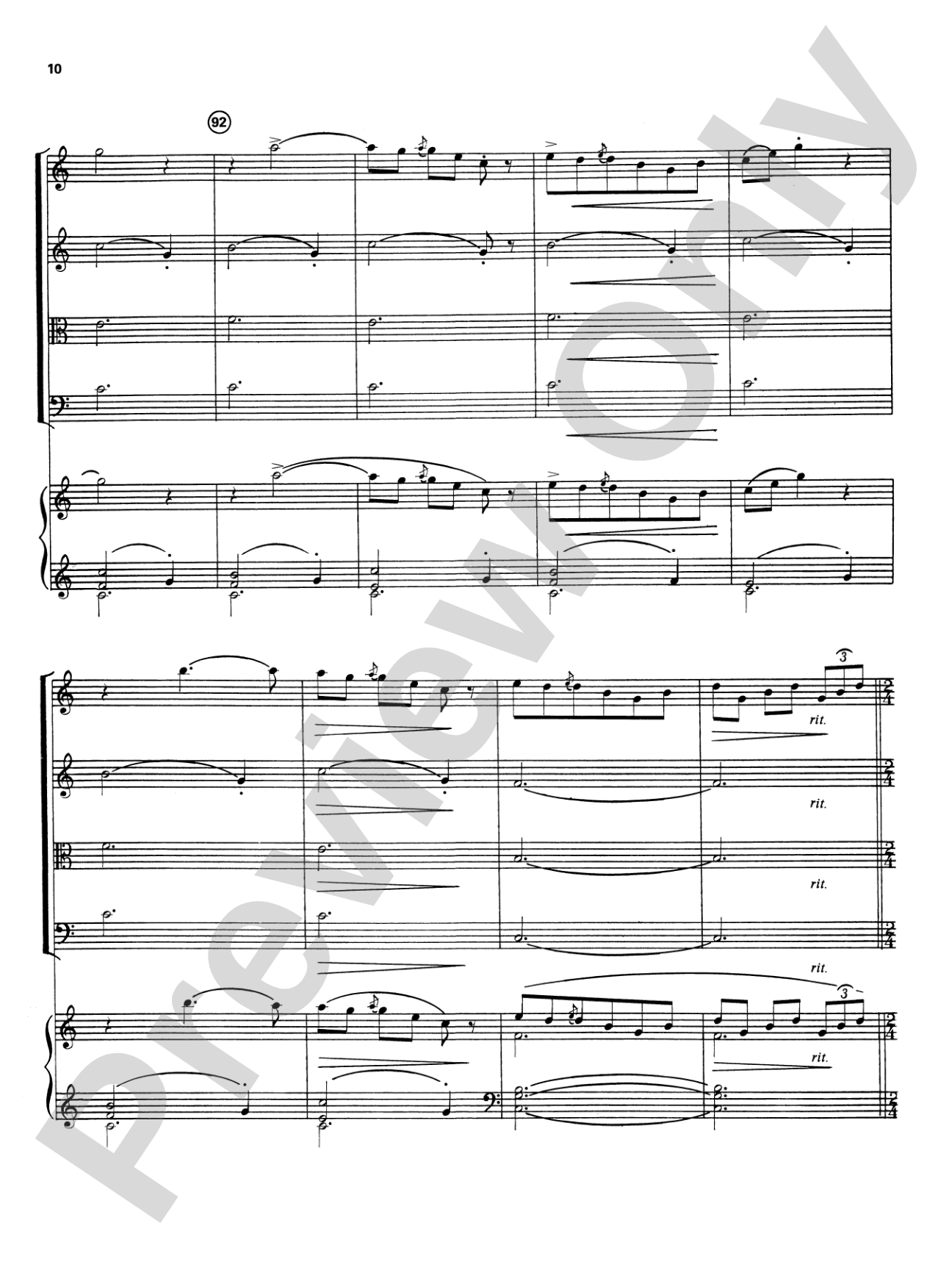 Highland/Etling String Quartet Series: Set 4: String Quartet Score & Parts