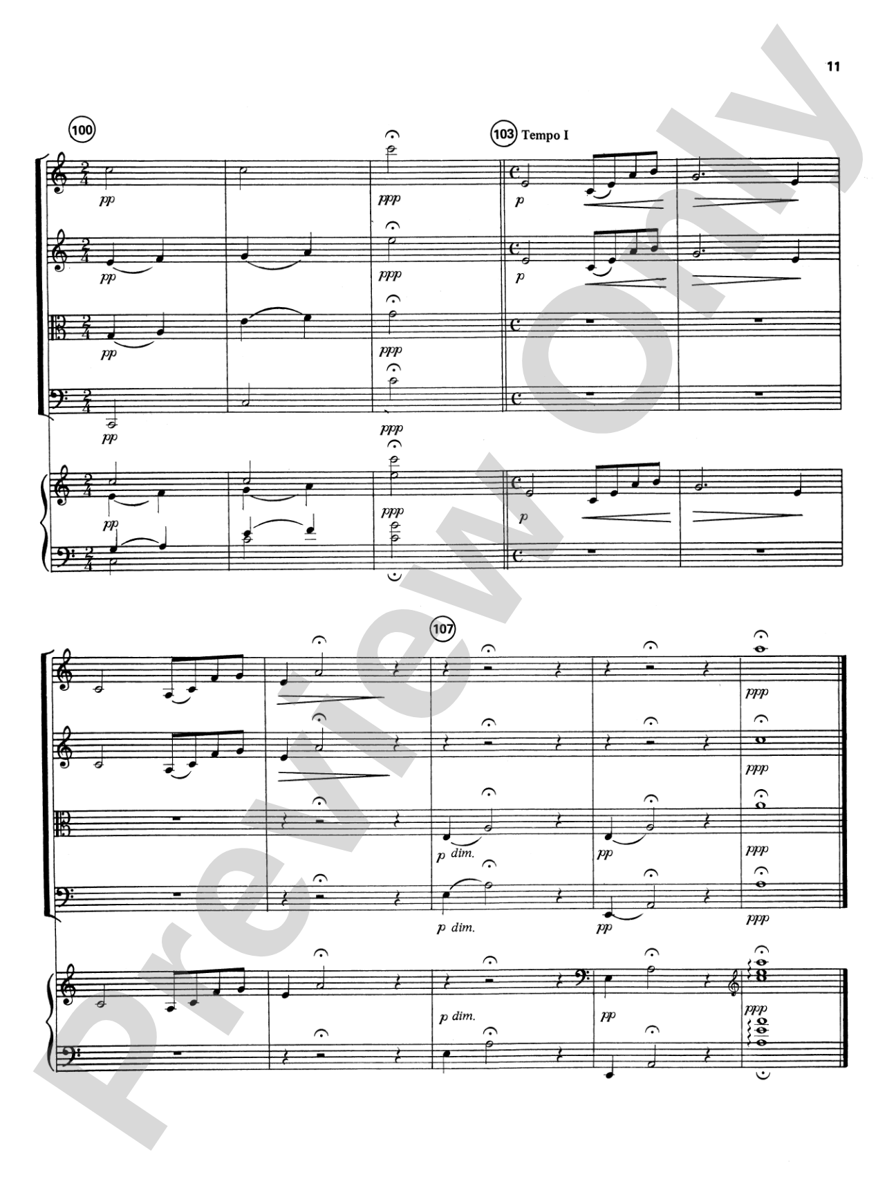 Highland/Etling String Quartet Series: Set 4: String Quartet Score & Parts