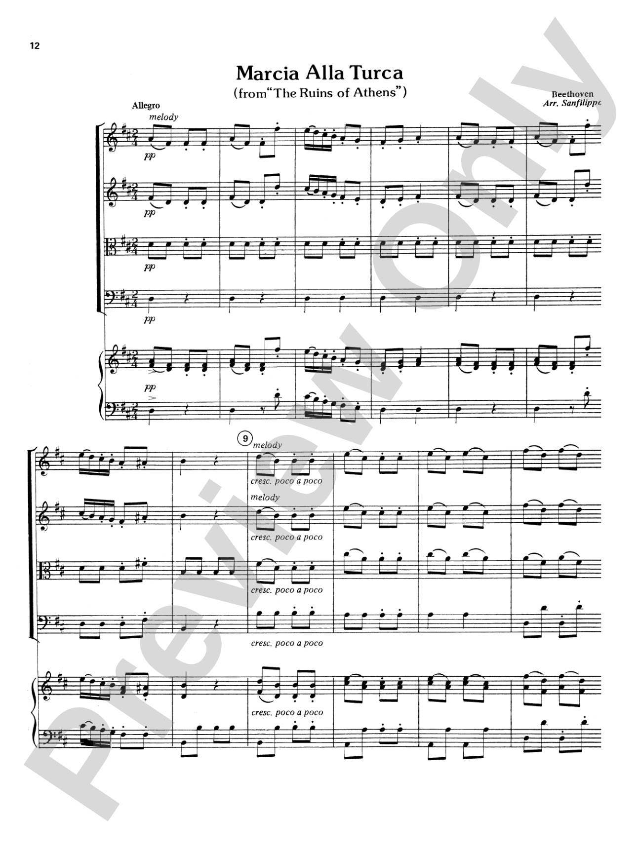 Highland/Etling String Quartet Series: Set 4: String Quartet Score & Parts