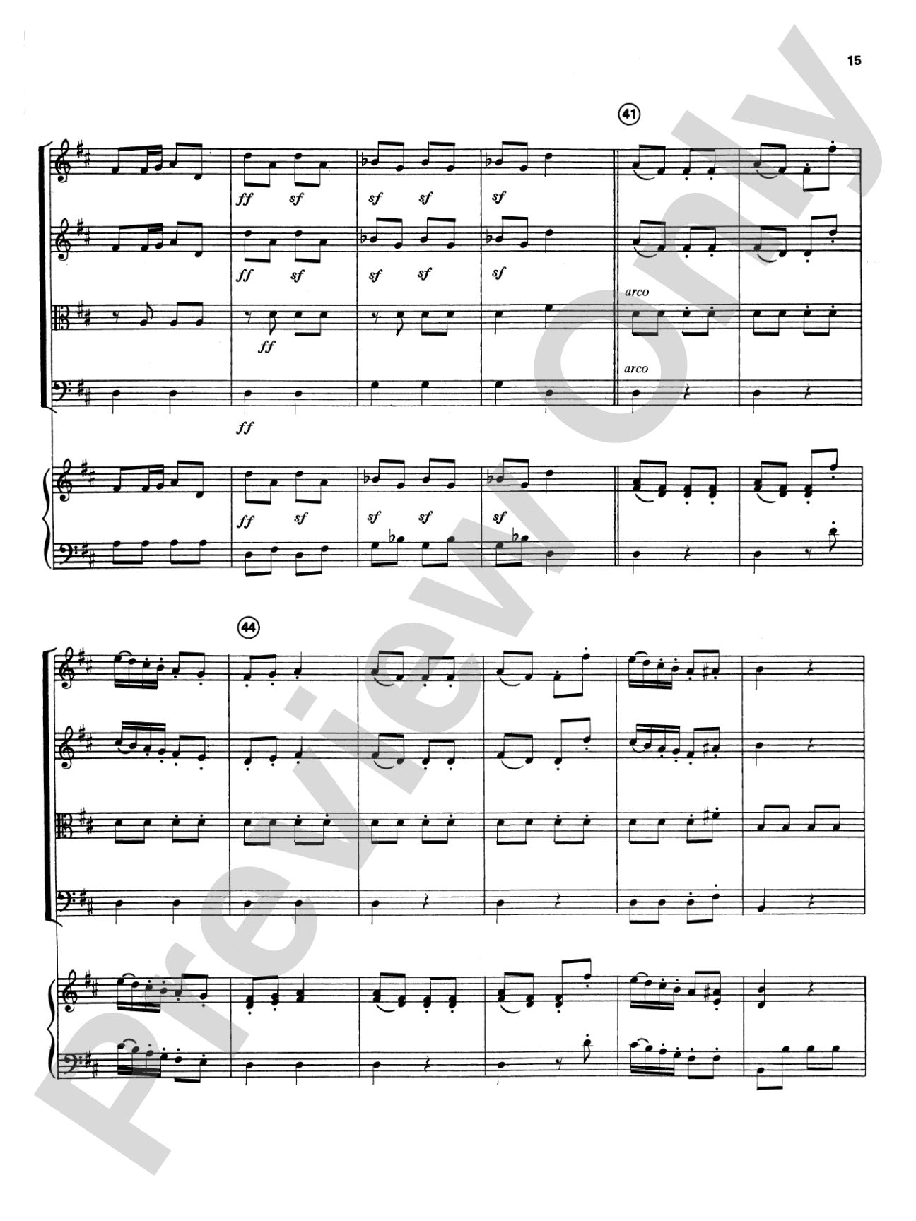 Highland/Etling String Quartet Series: Set 4: String Quartet Score & Parts