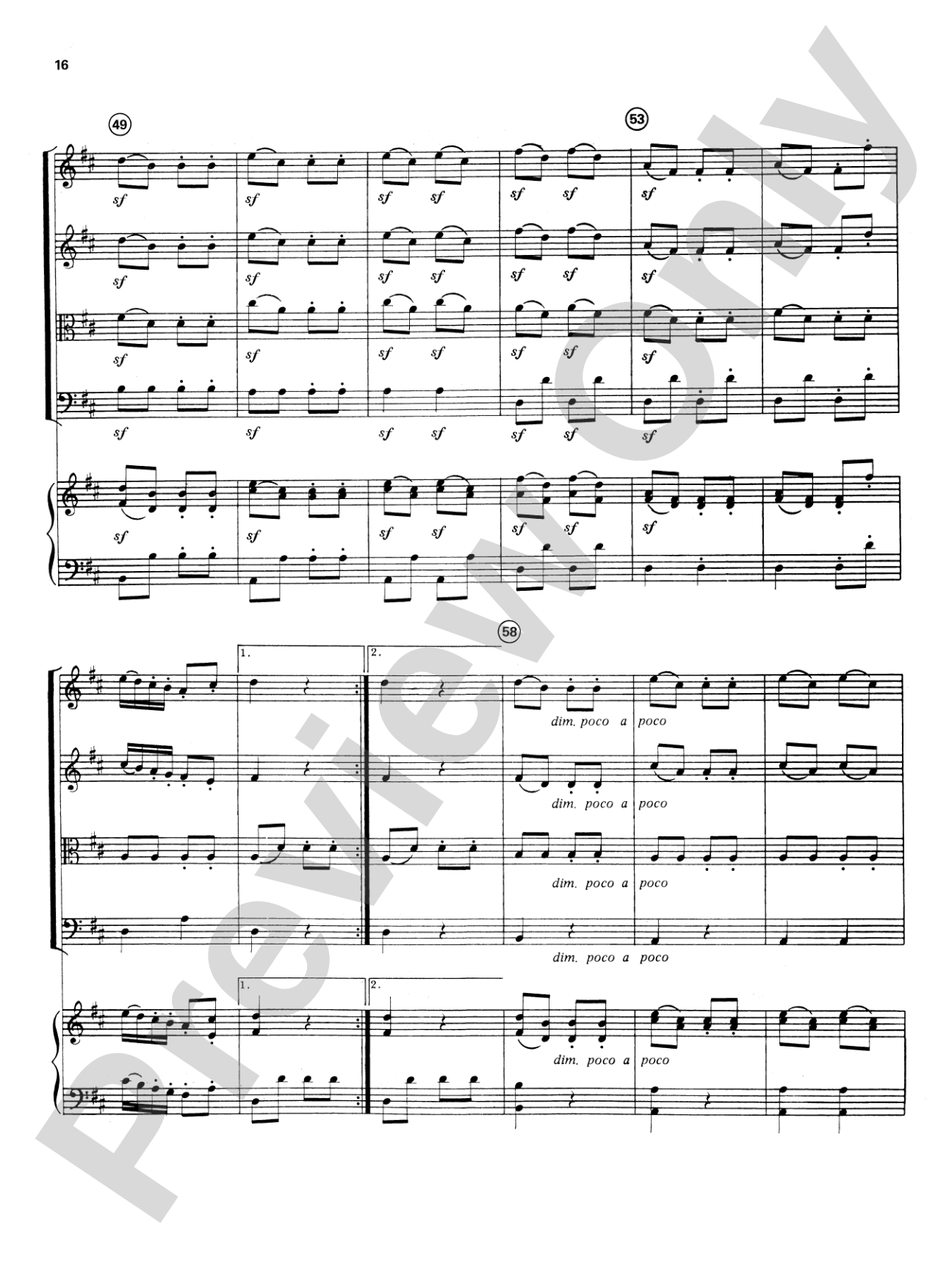 Highland/Etling String Quartet Series: Set 4: String Quartet Score & Parts
