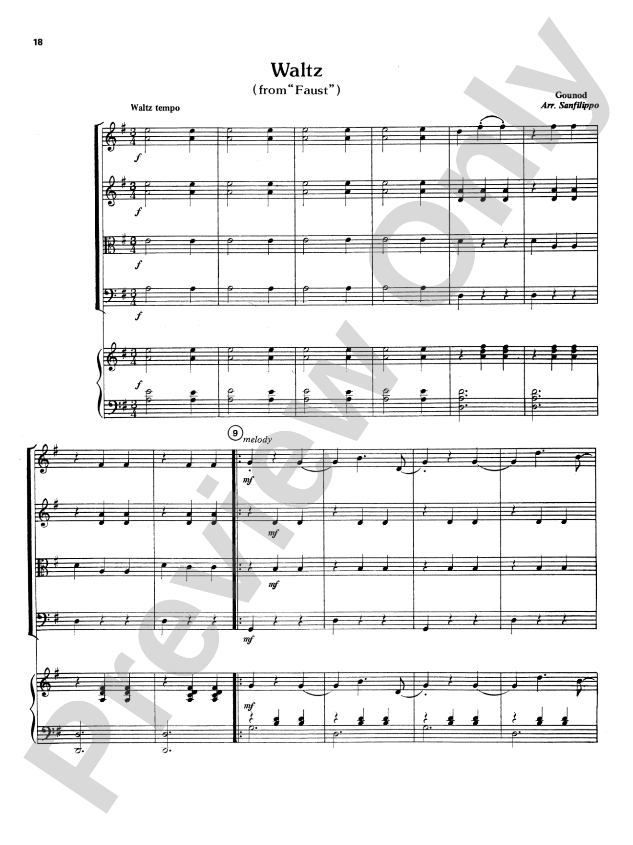 Highland/Etling String Quartet Series: Set 4: String Quartet Score & Parts