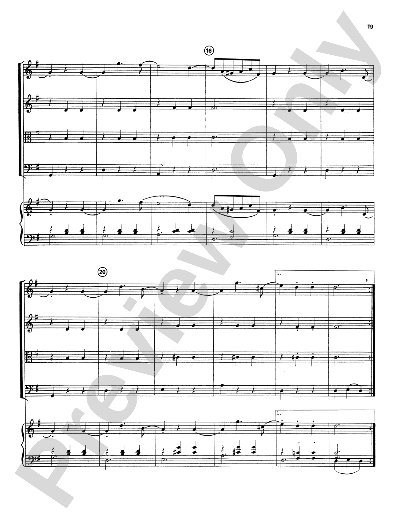 Highland/Etling String Quartet Series: Set 4: String Quartet Score & Parts