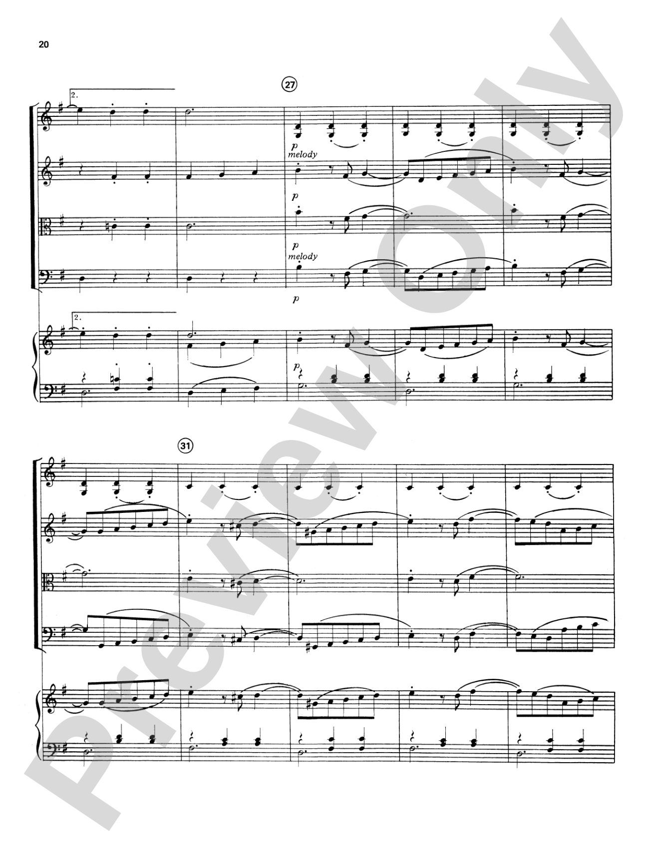 Highland/Etling String Quartet Series: Set 4: String Quartet Score & Parts