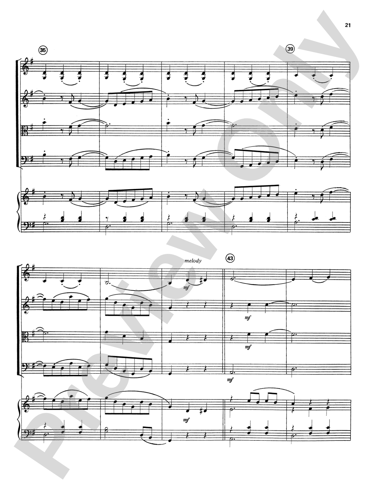 Highland/Etling String Quartet Series: Set 4: String Quartet Score & Parts