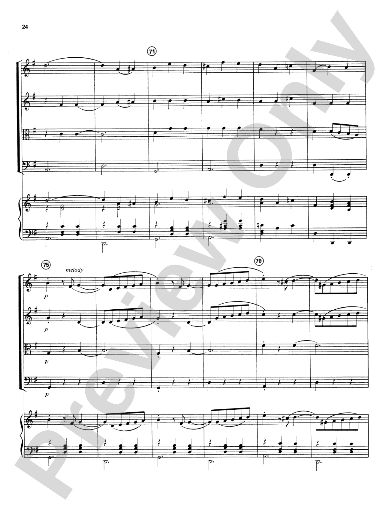 Highland/Etling String Quartet Series: Set 4: String Quartet Score & Parts