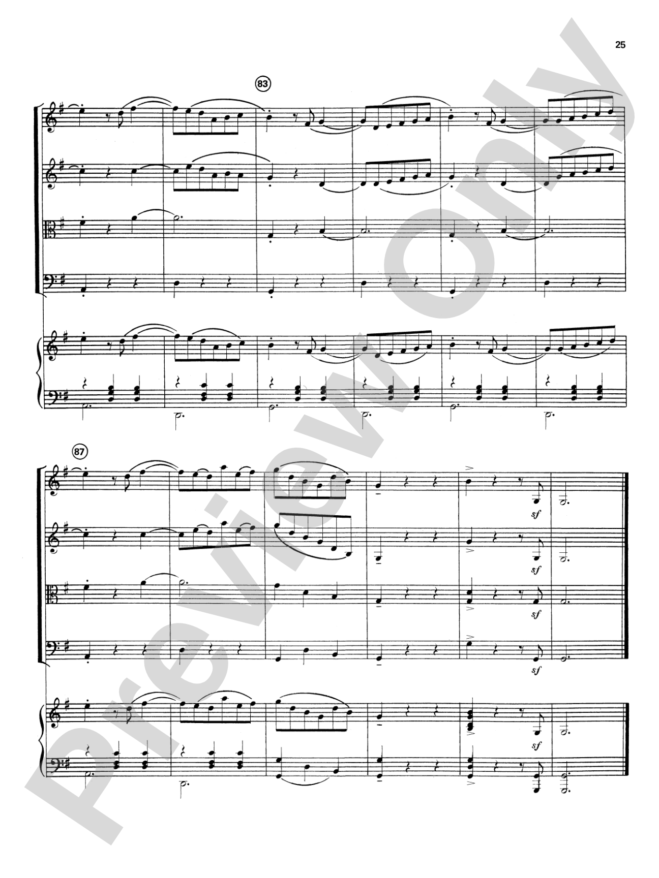 Highland/Etling String Quartet Series: Set 4: String Quartet Score & Parts